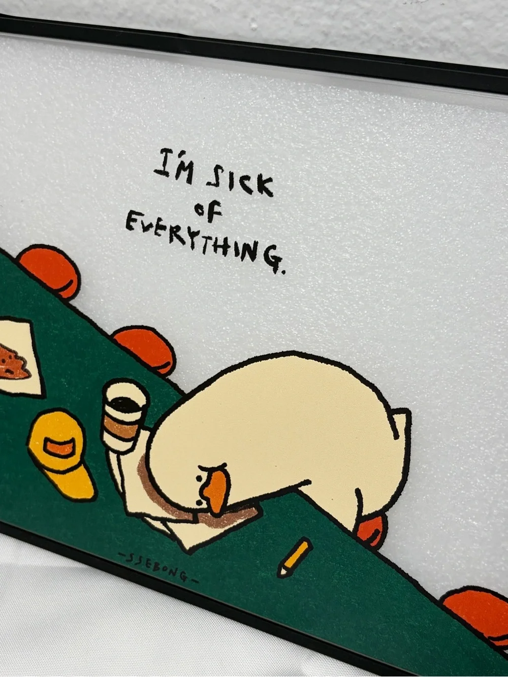 Casetify “I’m Sick of Everything” Mac Book Cover - NIB